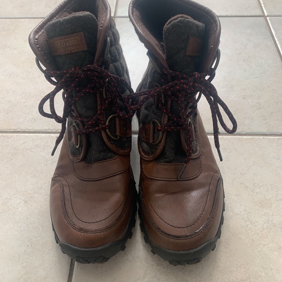 U.S. POLO ASSN. Womens 8.5M Boots Brown Grey Kaylin - Picture 4 of 6